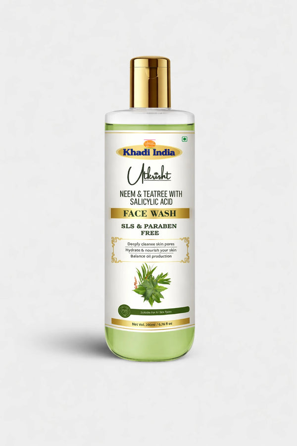 Khadi India Utkrisht Neem & Teatree Salicylic Acid Face Wash