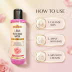 Khadi India Utkrisht Pure Rose Water Skin Toner for Face