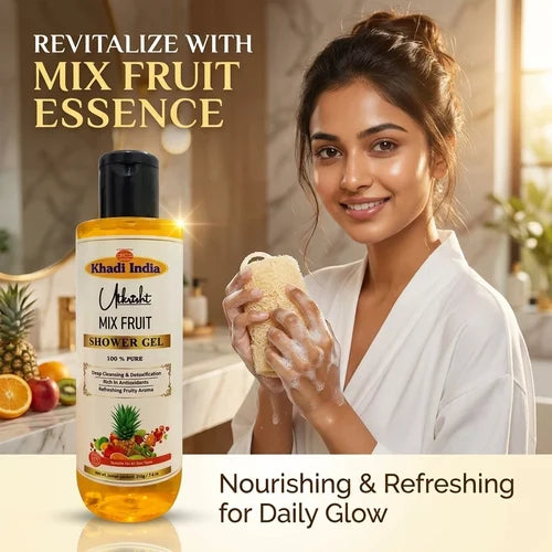 Khadi India Utkrisht Mix Fruit Shower Gel