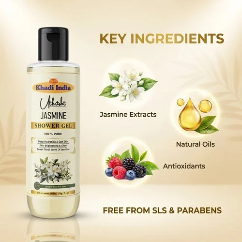 Khadi India Utkrisht Jasmine Shower Gel