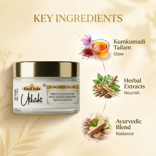 Khadi India Utkrisht Kumkumadi Face Cream