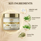 Khadi India Utkrisht Anti Acne Salicylic Green Clay Face Mask