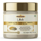 Khadi India Utkrisht Anti Acne Salicylic Green Clay Face Mask