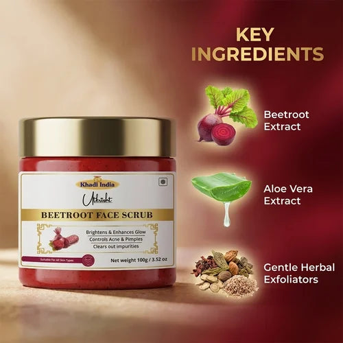 Khadi India Utkrisht Beetroot Face Scrub
