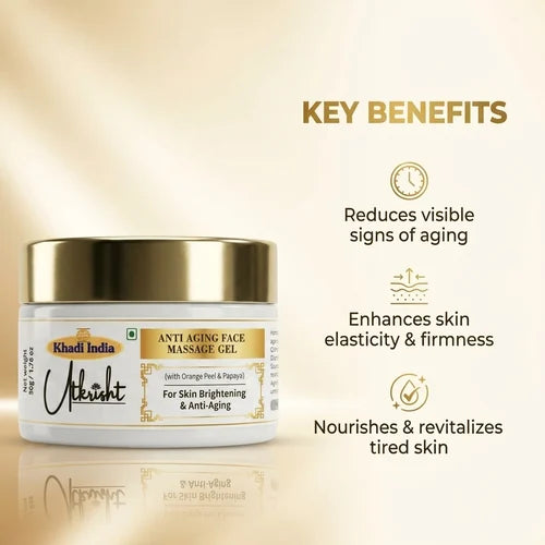 Khadi India Utkrisht Anti Aging Face Massage Gel