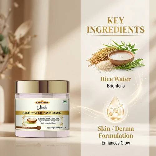 Khadi India Utkrisht Rice Water Face Mask