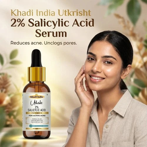 Khadi India Utkrisht 2% Salicylic Acid Face Serum