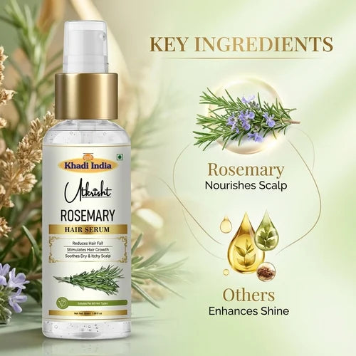 Khadi India Utkrisht Rosemary Hair Serum