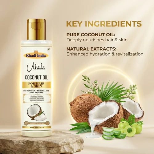 Khadi India Utkrisht Coconut Oil