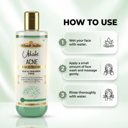 Khadi India Utkrisht Acne Face Wash