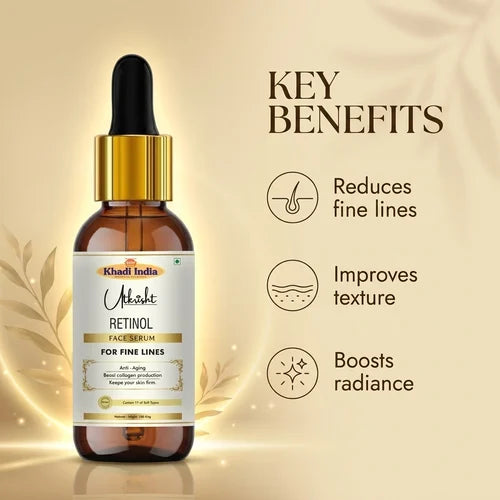 Khadi India Utkrisht Retinol Face Serum