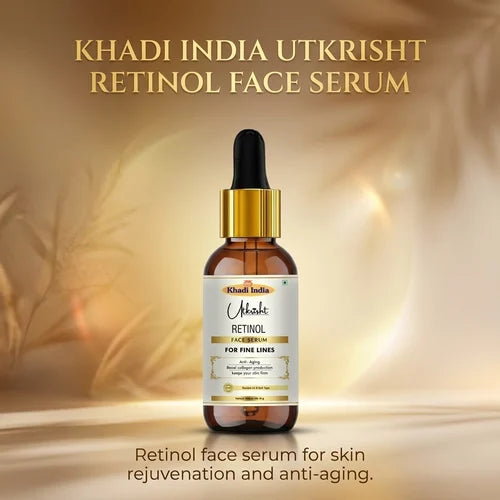 Khadi India Utkrisht Retinol Face Serum