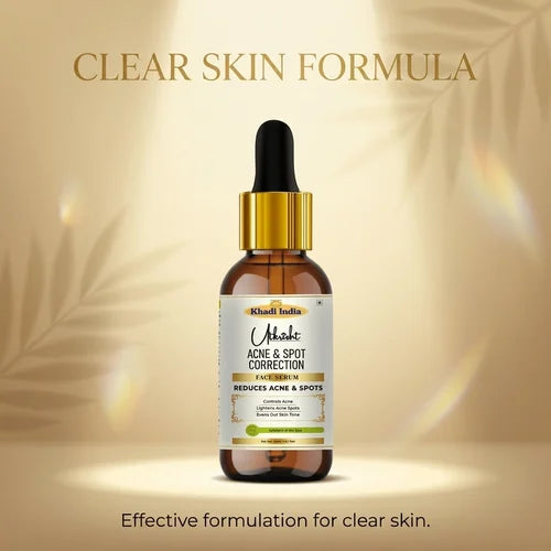 Khadi India Utkrisht Acne & Spot Correction Face Serum