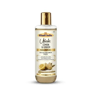 Khadi India Utkrisht Lemon & Ginger SLS & Paraben Free Shampoo