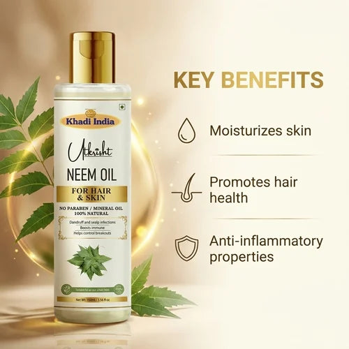 Khadi India Utkrisht Neem Oil