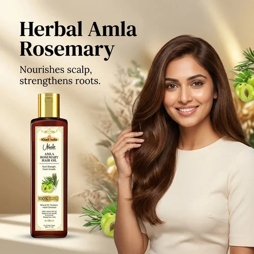 Khadi India Utkrisht Amla Rosemary Hair Oil