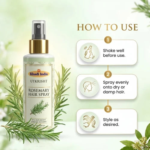 Khadi India Utkrisht Rosemary Hair Spray