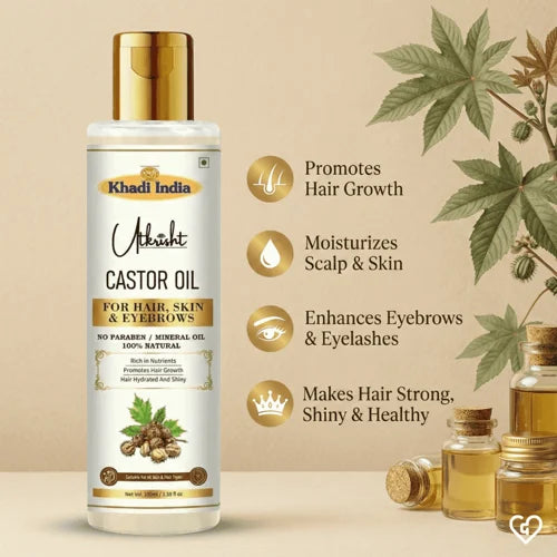 Khadi India Utkrisht Castor Oil