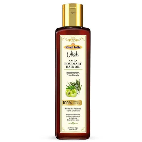 Khadi India Utkrisht Amla Rosemary Hair Oil