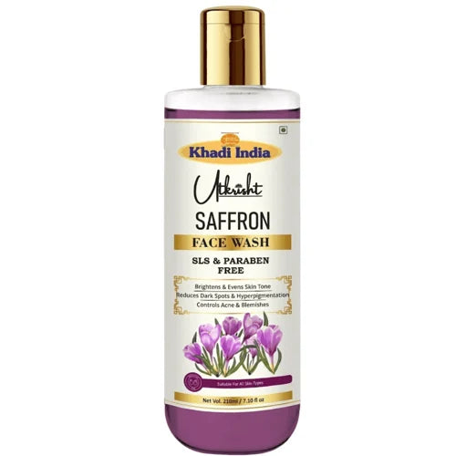 Khadi India Utkrisht Saffron SLS & Paraben Free Face Wash