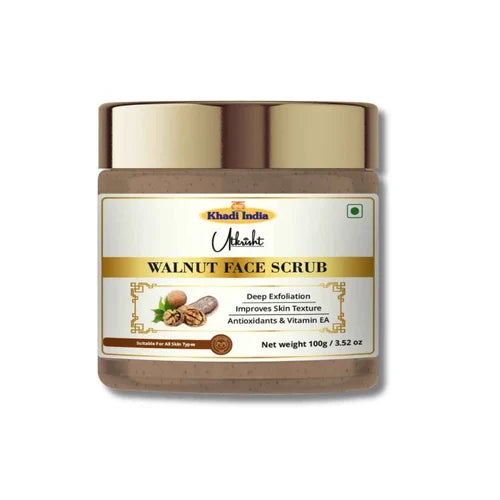 Khadi India Utkrisht Walnut Face Scrub