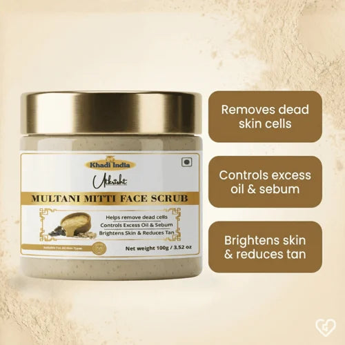 Khadi India Utkrisht Multani Mitti Face Scrub